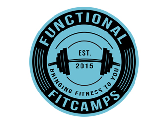 Functional FitCamps logo design by Jelena