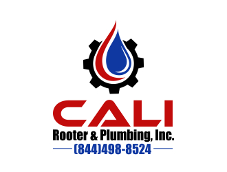 Cali-Rooter & Plumbing, Inc. logo design by ingepro