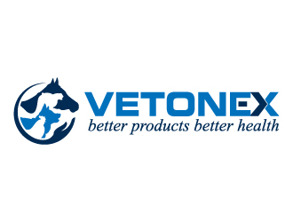 VETONEX veterinary Pvt Ltd. logo design by jaize