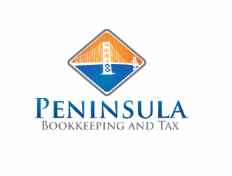 Peninsula Bookkeeping and Tax logo design by cgage20