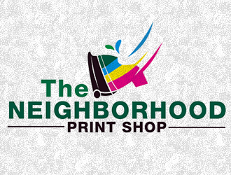 The Neighborhood Print Shop logo design by redvfx