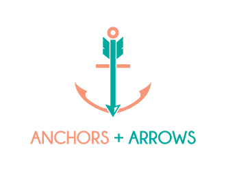 Anchors + Arrows logo design by jaize