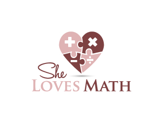 She Loves Math logo design by akilis13