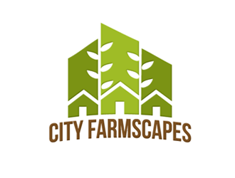 City Farmscapes logo design by wendeesigns
