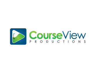 Course View Productions logo design by gipanuhotko