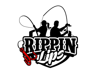 Rippin Lips logo design by jaize