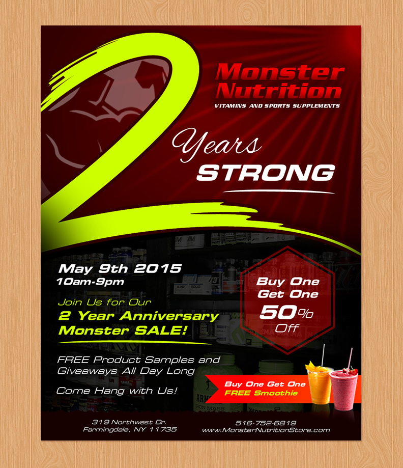 2 Year Anniversary Sale logo design by Coolwanz