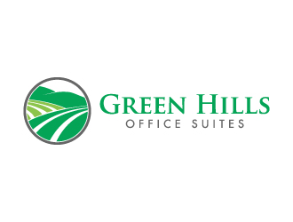 Green Hills Office Suites logo design by akilis13