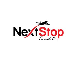Next Stop logo design by peacock