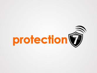Protection7 logo design by pionsign