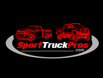 SportTruckPros.com logo design by chuckiey