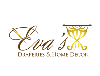 Eva's Draperies & Home Decor logo design by ingepro