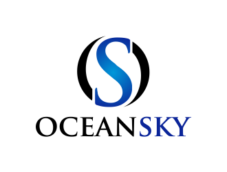 Ocean Sky logo design by Girly