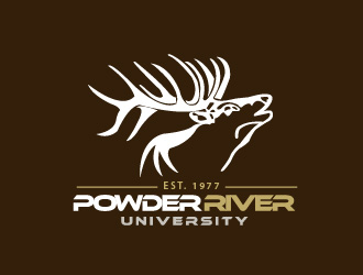 Powder River University logo design by art-design