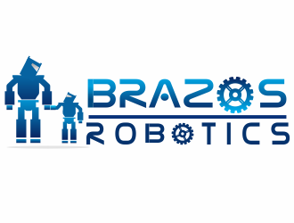 Brazos Robotics logo design by cgage20