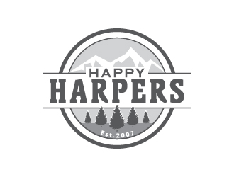 Happy Harpers logo design by Dddirt