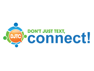 Don't Just Text, Connect! logo design by jaize