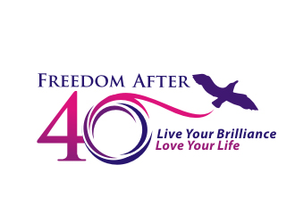 Freedom After 40 (please include TM designation) logo design by Foxcody