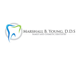 Marshall B. Young, D.D.S logo design by Sorjen