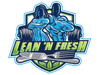 Lean 'n Fresh logo design by ZedArts