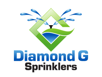 Diamond G Sprinklers logo design by kgcreative