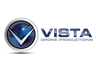 Vista Drone Productions logo design by limo
