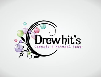 Drewhit's Organic and Natural Soap logo design by Rachel