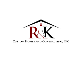 R & K Custom Homes and Contracting, INC logo design by pakNton