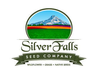 Silver Falls Seed Company logo design by zack