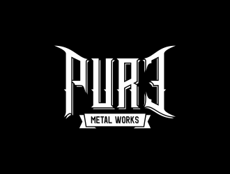 PURE Metal Works logo design - 48HoursLogo.com