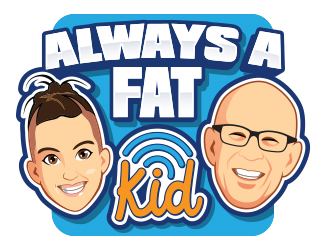 Always A Fat Kid logo design by ZedArts