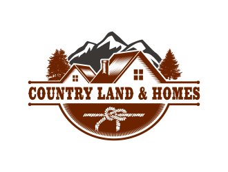 Country Land and Homes logo design by mocha