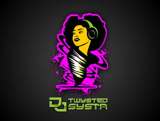 Dj Twysted Systa logo design by prodesign
