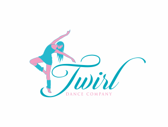 Twirl Dance Company logo design by kaylaraf