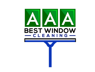 AAA Best Window Cleaning logo design by Ultimatum