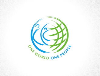 One World One People logo design by Coolwanz