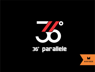 36 parallèle/ 36° parallèle logo design by mavidex
