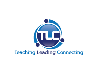 "TLC: Teaching Leading Connecting" logo design by pixalrahul