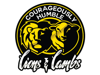 Lions & Lambs "Courageously Humble" logo design by ZedArts