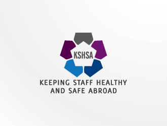 KSHSA Keeping Staff Healthy and Safe Abroad logo design by tinycreatives