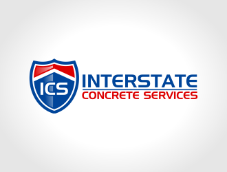 Interstate Concrete Services logo design by pakderisher