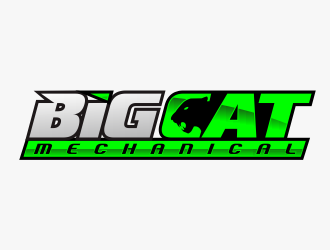 Big Cat Mechanical logo design by bosbejo