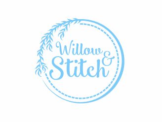 Willow & Stitch logo design by amar_mboiss