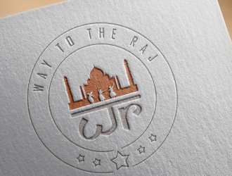 The name of the restaurant is Way to the Raj but the client would like some sort initials logo i.e. WR And maybe the words Indian cuisi logo design by XyloParadise