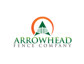 Arrowhead Fence Company logo design by peacock
