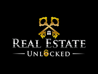 Real Estate Unlocked logo design by 3Dlogos