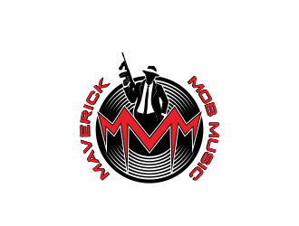 Maverick Mob Music logo design by kaylaraf