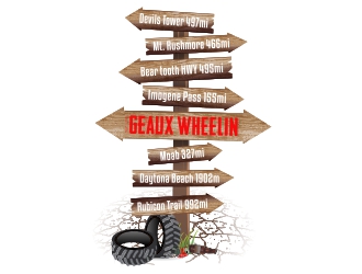 Geaux Wheelin logo design by FilipAjlina