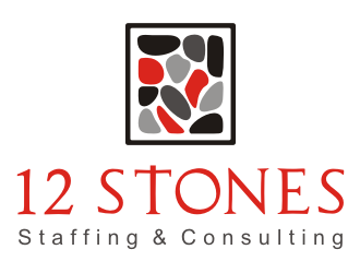 12 Stones Staffing & Consulting logo design by ramapea