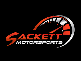 Sackett motorsports logo design by Dawnxisoul393